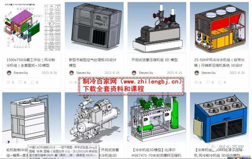 全网最全的制冷设备 制冷产品 制冷装置3D设计模型下载